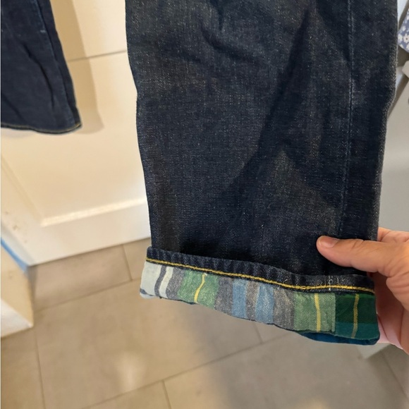 GAP Kids Denim with Blue and Green Lining. - Picture 4 of 4